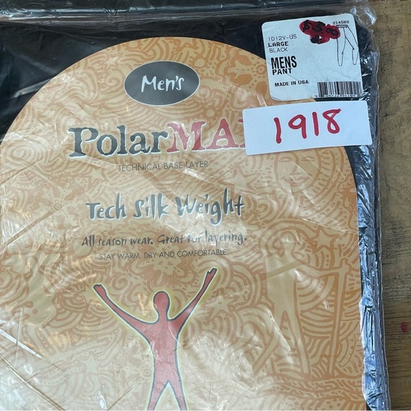 Polar Max Technical BASE LAYER Pants size Large New with package - Picture 4 of 7